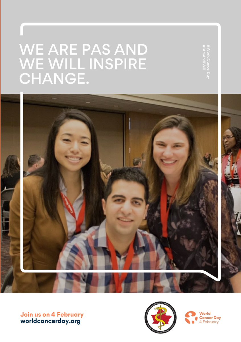 On #WorldCancerDay 
Canadian PAs stand united!
#CanadaNeedsPAs
#PAsDoThatsahan