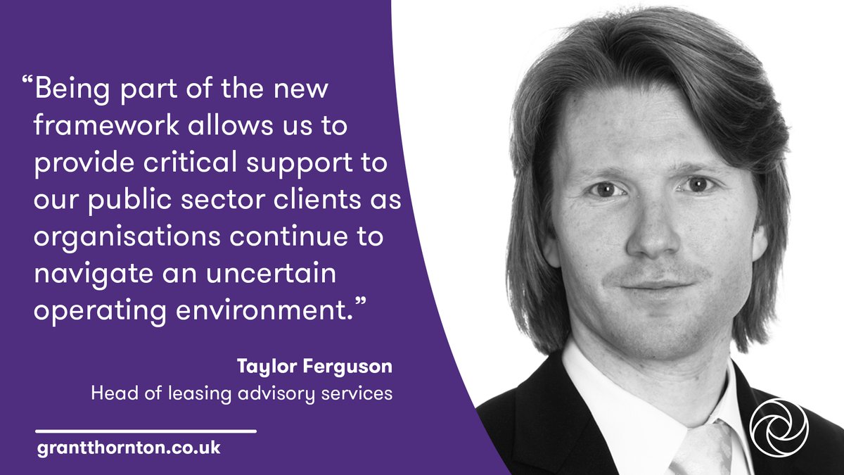 Our #LeasingAdvisory team have been named as a supplier on the Crown Commercial Service’s (<a href="/gov_procurement/">CrownCommercialServ</a>) new Leasing Advisory framework, through which we will provide advice to the #PublicSector on the end-to-end procurement of assets. Find out more: okt.to/osNaKT