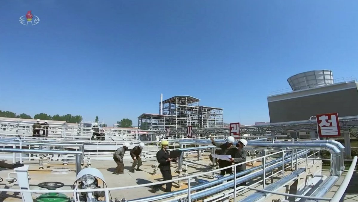 (7/11)-Big projects were Sunchon Fertilizer Factory (which I'm still not convinced is even up and running. Maybe a few new shots of the place here), Pyongyang General Hospital. Random chicken farm