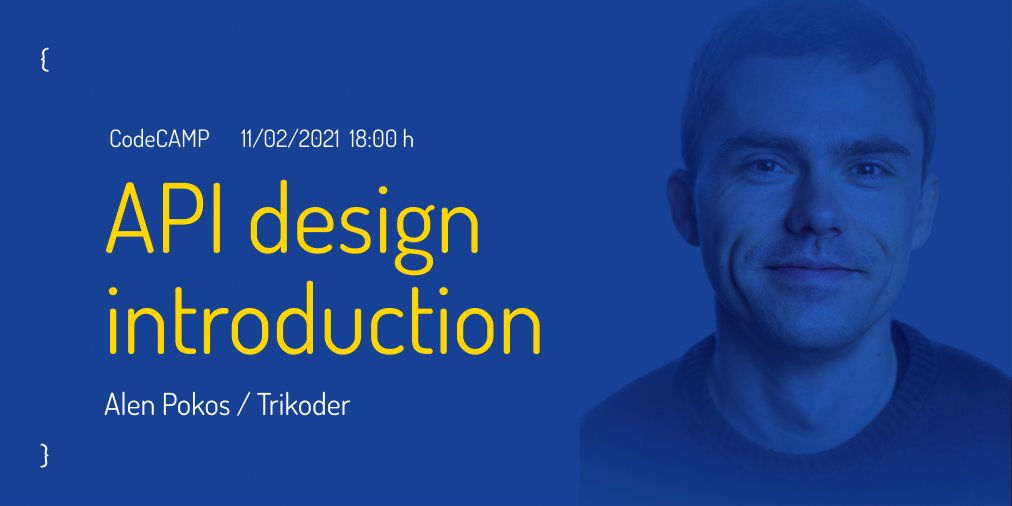 OsijekSoftwareC's tweet image. Join us at first #CodeCAMP this year! Alen Pokos from @trikoder will go over ideas and tricks on how to approach designing web APIs!

Join us at Zoom next week!
fb.me/e/N2Oog6nF

#API #dev #OSC #osijek