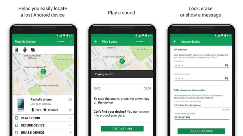 Use Google to find your AndroidGoogle offers a device manager that helps you find a lost/stolen device, but you can also Google "find my phone" to locate your Android device. Remember you must be logged into the account associated with your phone. https://google.com/android/find 