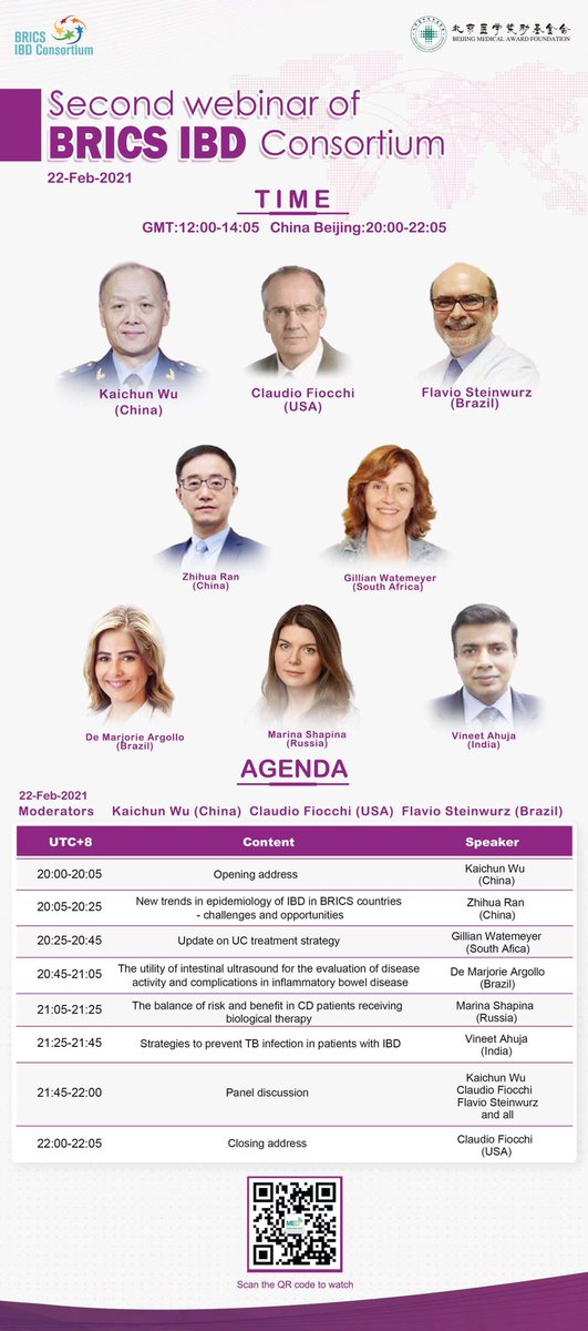 Second webinar of BRICS IBD