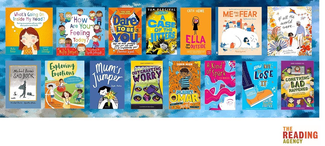 readingagency's tweet photo. For #ChildrensMentalHealthWeek, we've created a resource for the Express Yourself theme. It has 45 books to inspire children and young people to express themselves and will support discussion around feelings. Check out the #ExpressYourselfBooklist here: https://t.co/5FFl0nUoGX. https://t.co/TDnmcNoq2v