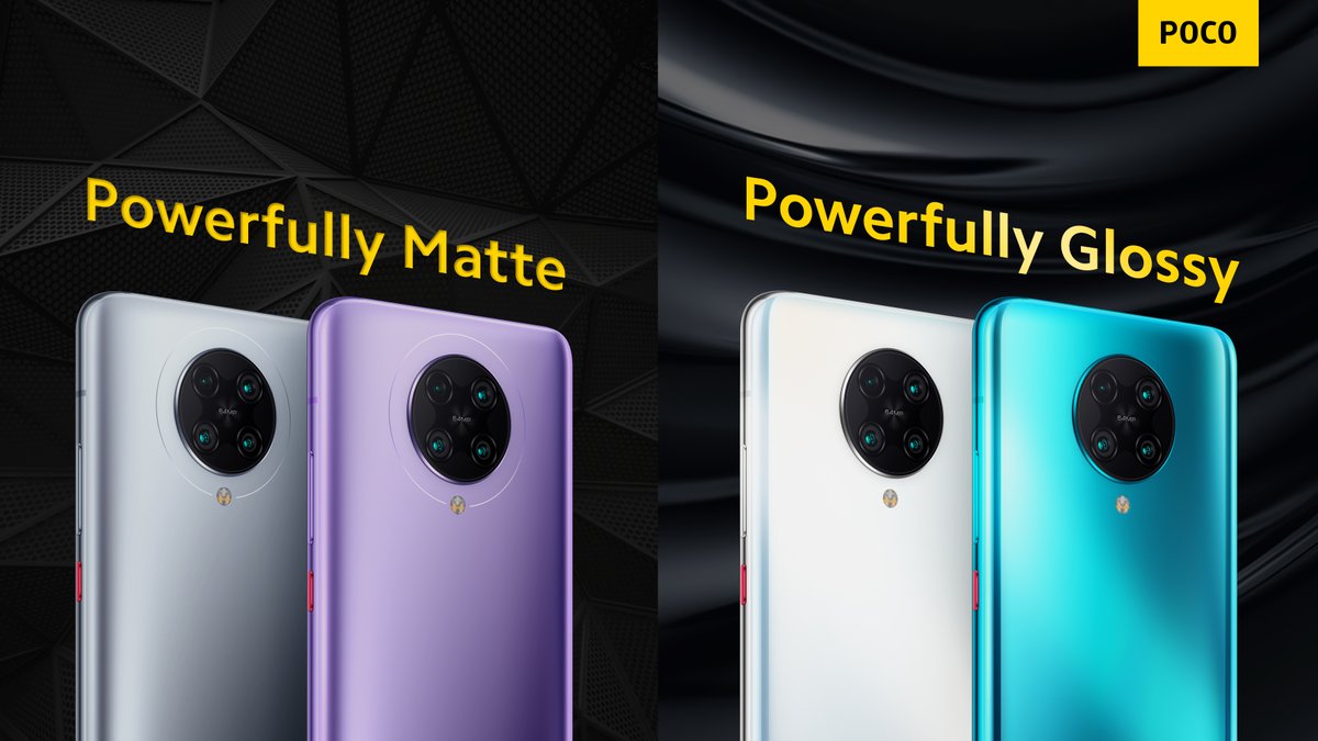 PocoThailand's tweet image. แมตต์หรือกลอสดีนะ ? 
❤️ = แมตต์
🔁 = กลอส
#POCOF2Pro  #PowerfullyCool