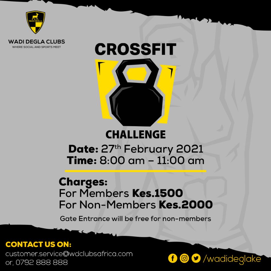 wadideglake's tweet photo. To all our crossfit-ers out there no matter the age, come take part in the challenge with our amazing offer. 

#karibuwadidegla https://t.co/hOhGyEtX6k