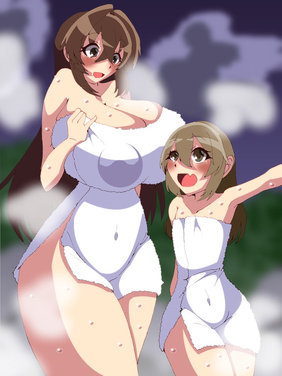 よその子お絵かき
よしださん(@YOSHIDA_HD)のところの金山奈央ちゃんと加々見良子ちゃん描きました

寒すぎて温泉行きたくなりますね… 