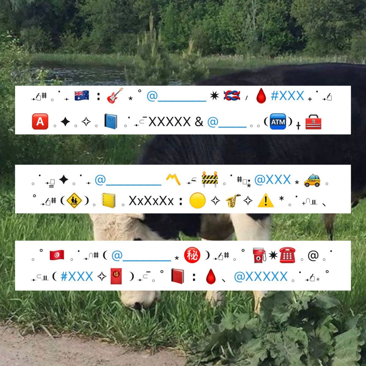 𓈒 ᱸ ᚐ ✷ #แจกฟอร์มไบโอ 📂 ✧ ⁎ ˚ ˖ 

แจกฟอร์มไบโอจำนวน 3 อันครับสามารถนำไปอิดิทได้ทุกอย่างยกเว้น symbol และไม่อนุญาติให้นำไปใช้ในเชิงพาณิชย์นะครับ❗🖤 ₊