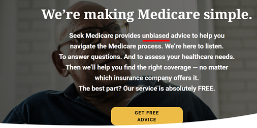  $CLOV has a thinly-disclosed subsidiary called "Seek Insurance". Seek makes no mention of its relationship with Clover on its website yet misleadingly advertises to seniors that it offers "independent" and "unbiased" advice on selecting Medicare plans.