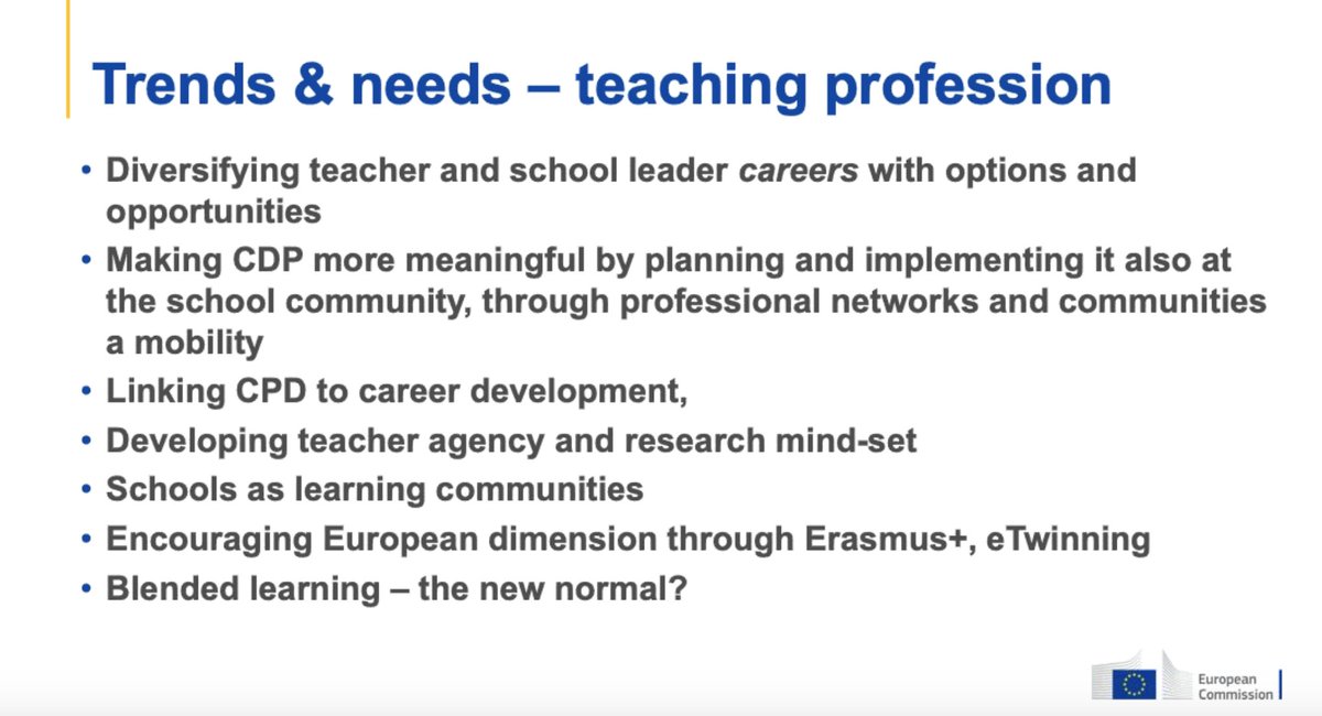 Currently live: #EdUtalks: #EuropeanEducation Area - @VLEVA | Quality, Digitalisation, #TeacherDevelopment, Challenges, Demands & Collaboration | @MaartenVLEVA #K12 #Skills #DigComp #highereducation #CPD @EUDigitalEdu @eu_schoolnet @DigiGenEurope

vleva.eu/nl/onderwijs-j…
