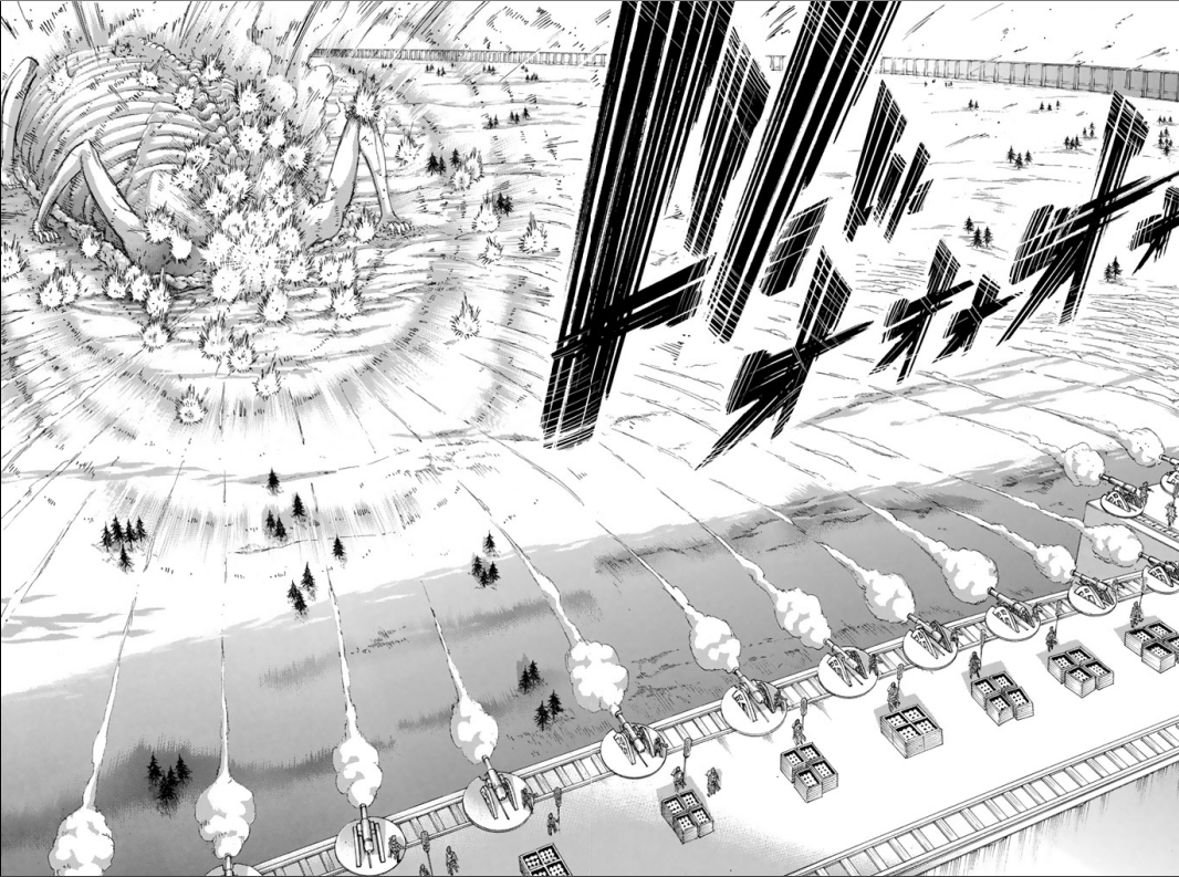 Twitter 上的 エドノポーは進撃の巨人を考察してました 地鳴らしと17巻のオルブド区の件は重なるところが多い気がする 逃げるか戦うかの選択 ロッドレイス巨人のフォルムが始祖と似ていることに加え 効果のない大砲の描写など なんと言っても ヒストリア Amp