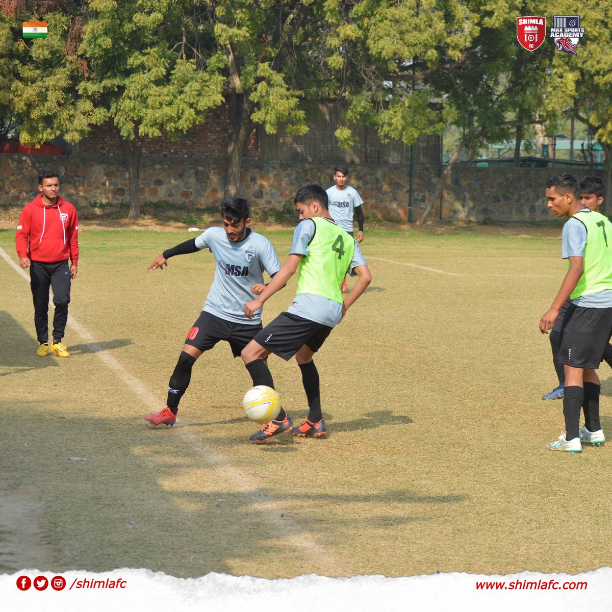 SHIMLA FC 
⚽ Training camp 
📍 Gurugram

#shimlafc #shimlakaclub #shimla #himachalpradesh #aslihimachali #indianfootball #india #football #training #weekday #thursdaymorning #thursdayvibes