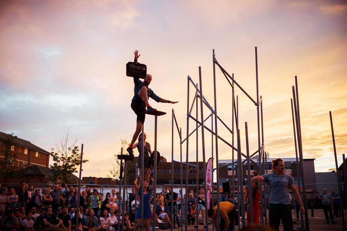 Discover more about what Brexit means for your work as artists and promoters in the XTRAX Practical Guide to Brexit, produced with our friends <a href="/splitsecond_org/">Split Second</a>. Read the guide, and find more resources here: bit.ly/3oEYR00
Image: WILD by <a href="/MotionhouseDT/">Motionhouse</a> at <a href="/HatFair/">Hat Fair</a> 2019