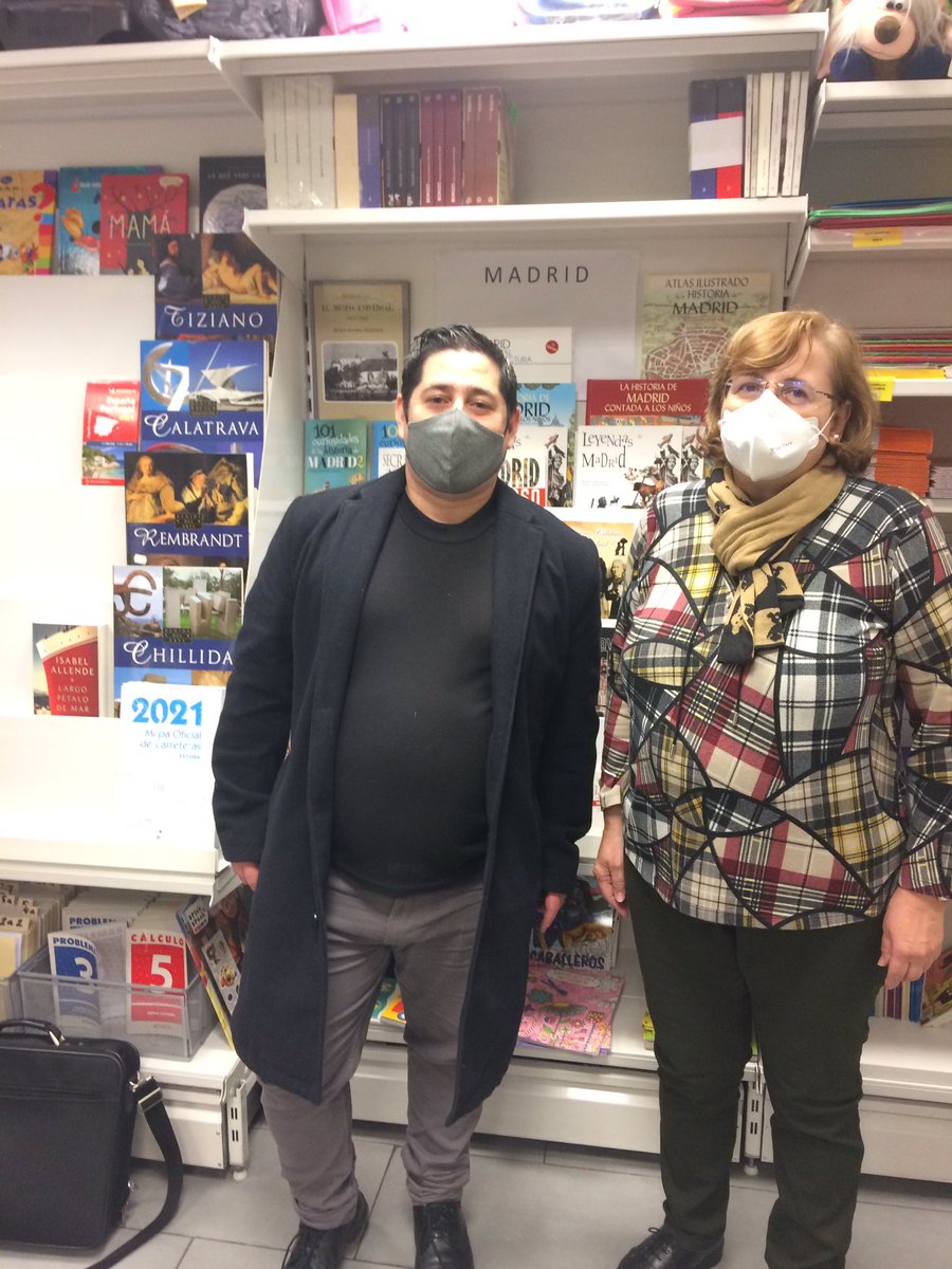 jnicoferrando's tweet photo. Junto a @pilarsa1961 de Libreria Compás hablando de #cultura y de #arganzuela, de un proyecto editorial que pronto verá la luz. La historia de #madrid es infinita e inacabada y #ArteLibro tiene la intención de mostrarla. Para ello, los libreros son fundamentales. https://t.co/zg57LibIZ5
