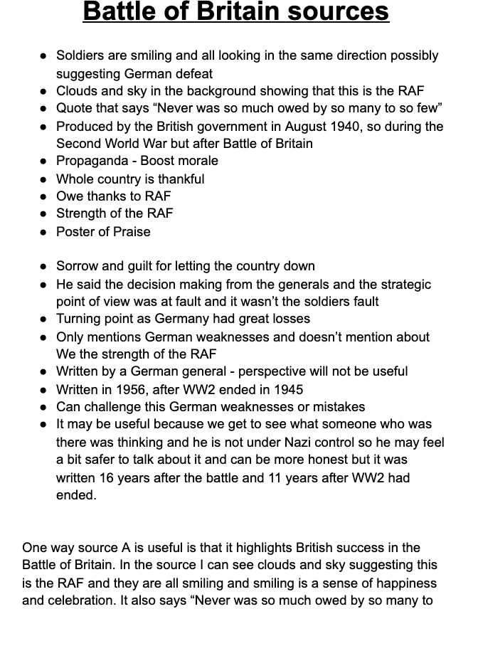 H_Swift98's tweet photo. Y7 &amp; Y9 have been busy looking at source utility today. Sara &amp; Madison in 7O looked at a source regarding Norman Control whilst Leo in 9N looked at the Battle of Britain. Hard skills to practice remotely but well done all  🥳@TheOngarAcademy https://t.co/IsocfdJhNw