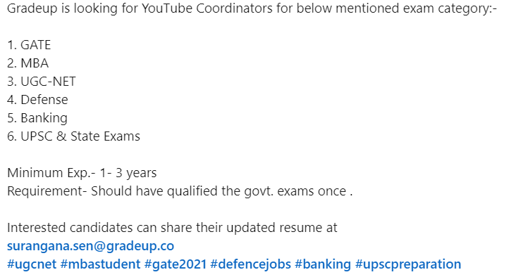 seasonviews's tweet photo. #EmploymentNews #CareerOpportunities #mediajobs-11
Info Courtesy Various #MediaSources
#employment #job #careers #movie #Bollywood #Television #OTT #DigitalTransformation #filmmaking #YouTube https://t.co/8Mar6WSGtC