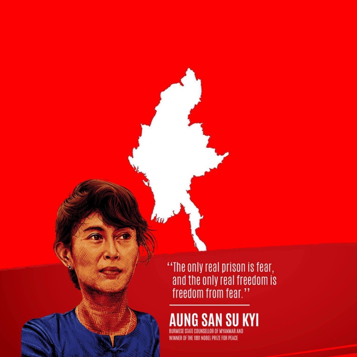 We want international community to know we voted for NLD in 2020 General Elections.We demand the junta to  immediately release Daw Aung San Suu Kyi and other detained political figures and honor election results and cease and desist their unlawful act.#HearTheVoiceOfMyammar