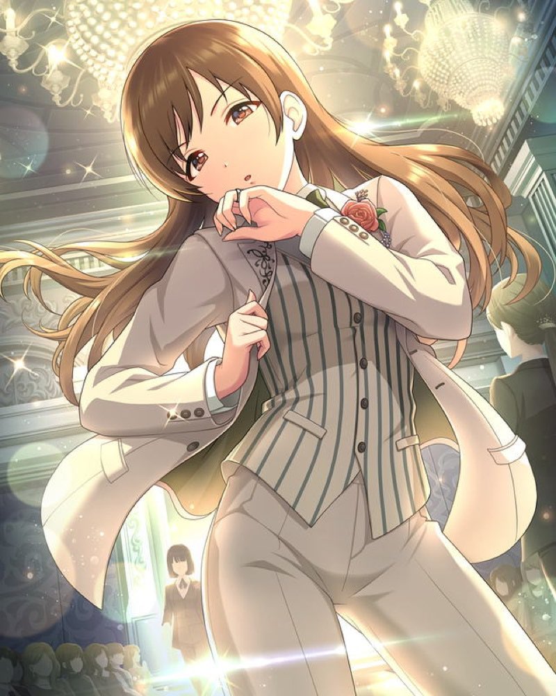 ココロコ A Twitter デレステのカードと結びつけていいのかってところはあるんだけど 女神は朝焼けの海に の直後の展開がモバマスで 上位報酬になった マイディアヴィーナス で初の男装 カッコイイ系 新たな挑戦だよな 甘美なる一夜 新田美波