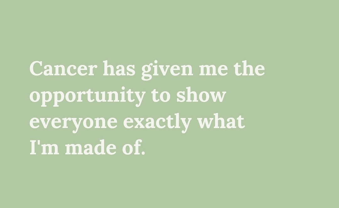 thoughtsofaCP's tweet photo. Opportunity.
#CancerAwareness #WorldCancerDay #MentalHealthAwareness https://t.co/pwcYyLJjSc
