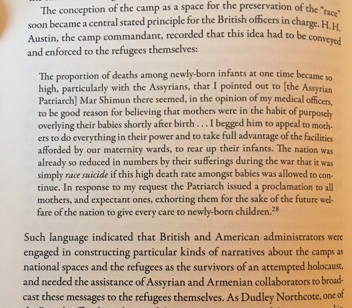 I think the secret to success in academia is finding the most innocent activity, in this case saving babies lives, and arguing that it’s actually complicit in promoting racism and imperialism