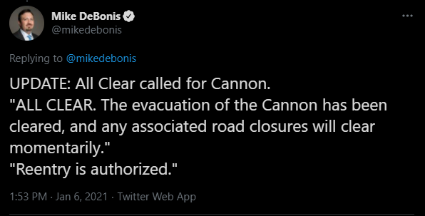 We can now reasonably conclude AOC exaggerated her Capitol attack storyAs we can see from numerous videos of the evacuation most people were calmly milling about more confused than anythingSnopes runs "fact check" claiming an opinion is false to defend her