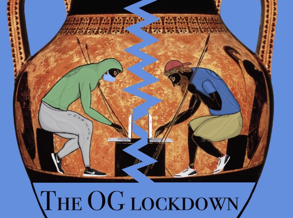 We asked our pupils to create modern interpretations of Classical art - here is one of our LVI entries!