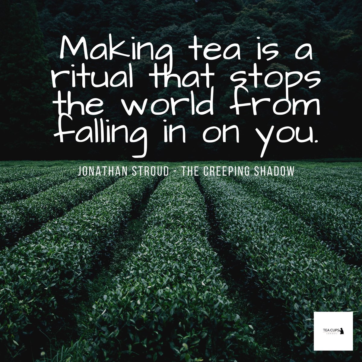 teacupslondon's tweet photo. Tea quote of the day! #tea #teacupslondon #teacup #teadrinkers #quoteoftheday #TeaTime #pause #break #teabreak #ThursdayThoughts #thursdayvibes #ThirstyThursdays https://t.co/mkpvpLCFwO