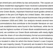 Day 4  #blackhistorymonth   Econ reading list “The Green Books and the Geography of Segregation in Public Accommodations” by Lisa Cook  @drlisadcook  @michiganstateu and  @MaggieECJones  @uvic, David Rosé and  @TrevonDLogan  @ohiostate  #Econs4BHM