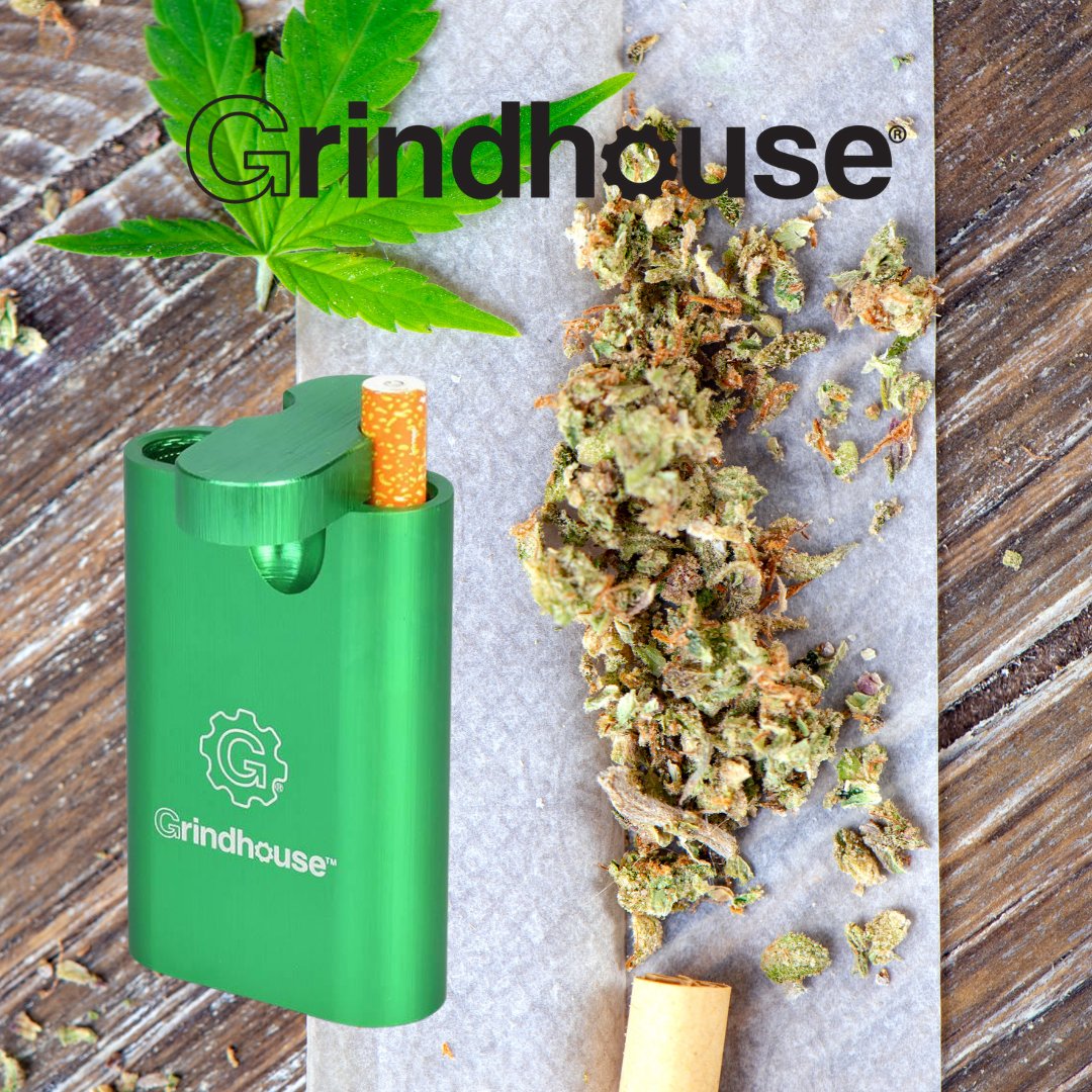 GrindhouseGrind's tweet photo. The Anodized Aluminum Dugout is a quintessential smoker's on-the-go tool! https://t.co/ClHaYHqgrU
