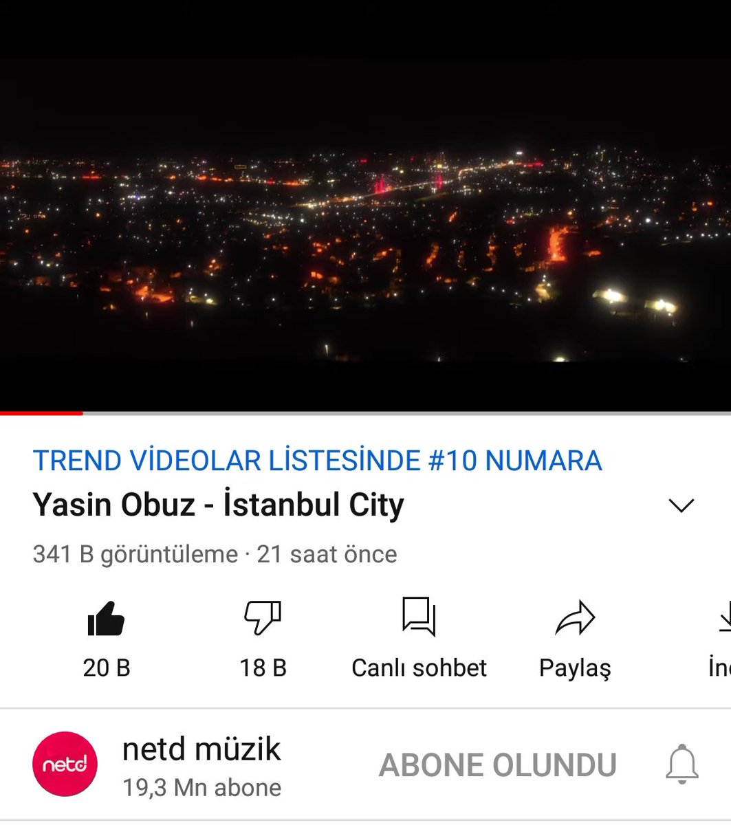 Arkadaşlar Şarkımız Trendlerde ilk 10'dayız bu hepimizin başarısıdır.

#survivor2021 #yasinobuz

Dinlemek isteyenler için linki aşşagıya bırakıyorum!

 youtu.be/daugI-UhTEg
