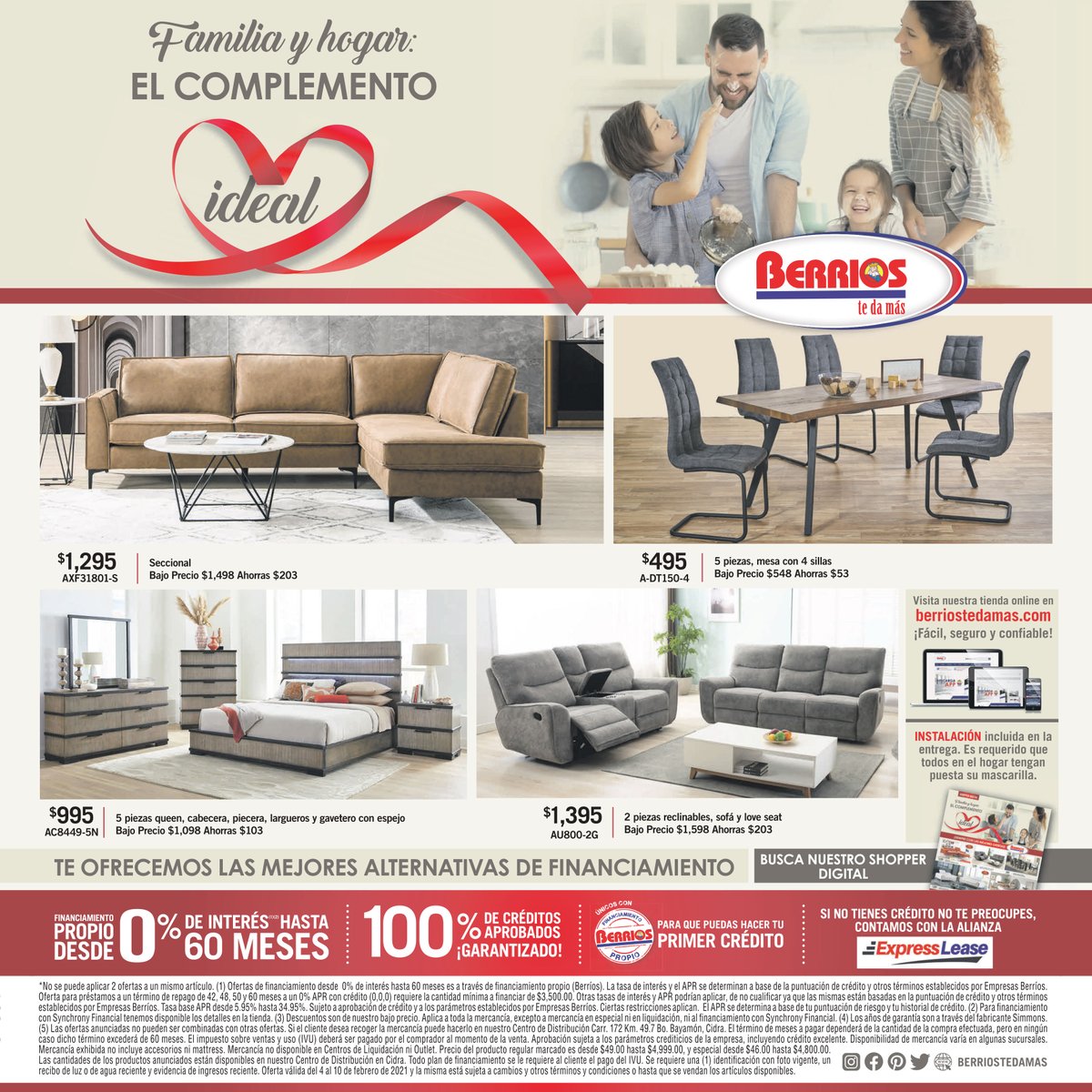 berriostedamas's tweet photo. ¡Consiente tu #Hogar! 😍 Aprovecha nuestras #Ofertas y Renueva tu espacio favorito.
..
❤️ #Shopper #Digital: https://t.co/jffVJAzsaL
..
#BerríosTeDaMás
#FamiliaYHogar
#ComplementoIdeal https://t.co/6Y26Tlx9rY