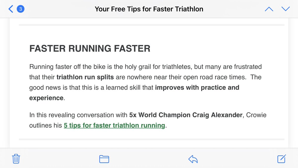 Thanks <a href="/TriathlonWire/">TriathlonWire</a>!  Who doesn’t want to know how to run faster off the bike? #craigalexander #fasteroffthebike #sansego #triathlontraining  #StrengthTraining #californiatriathlon #trimtex
