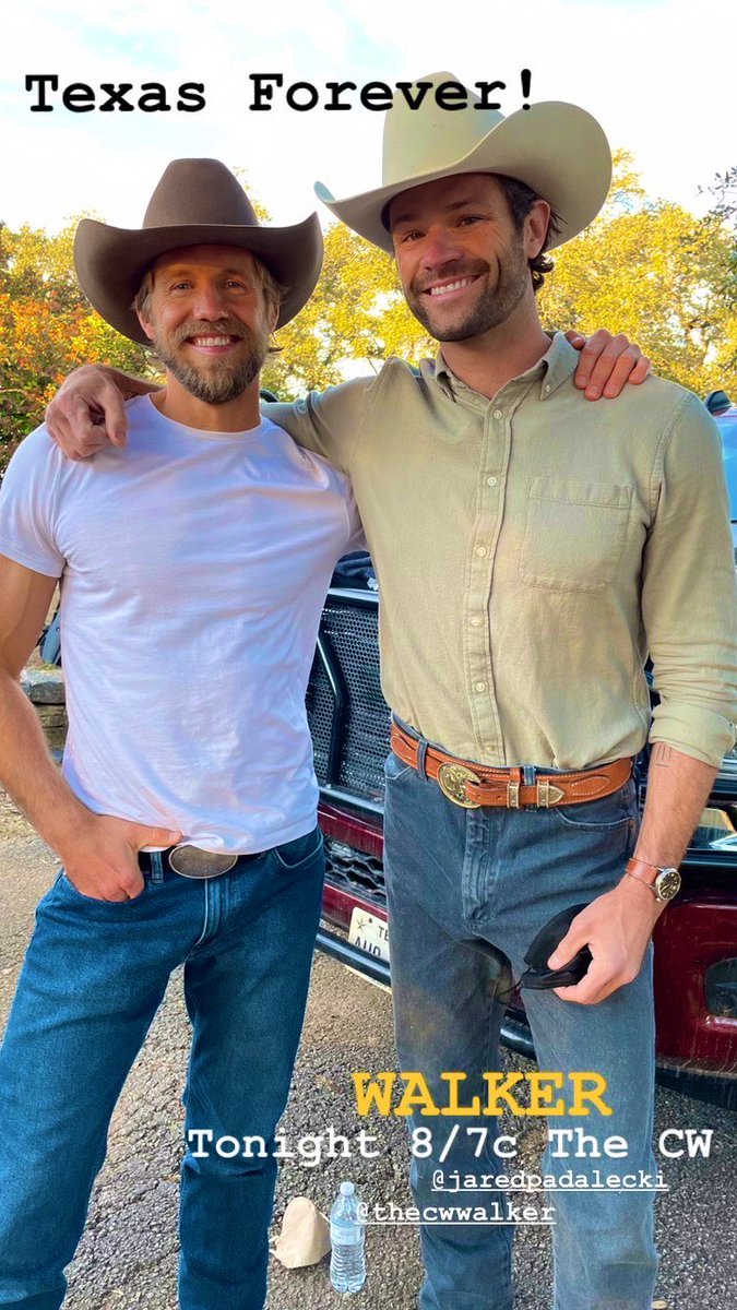 See these 2 old friends tonight on WALKER! 🔥📸🤠 via Matt Barr’s IG stories :)