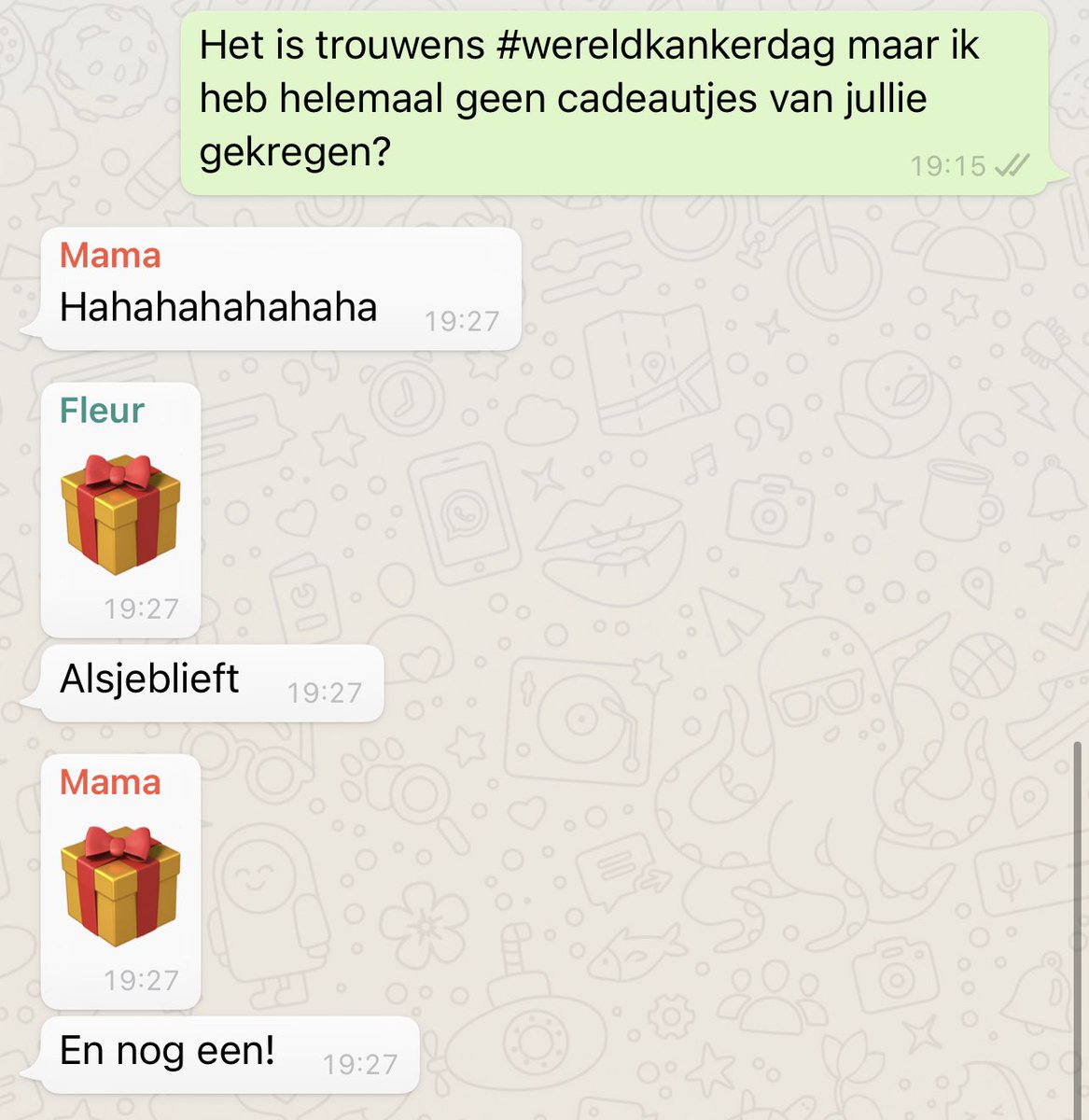 Belangrijke vragen in de familieapp #wereldkankerdag