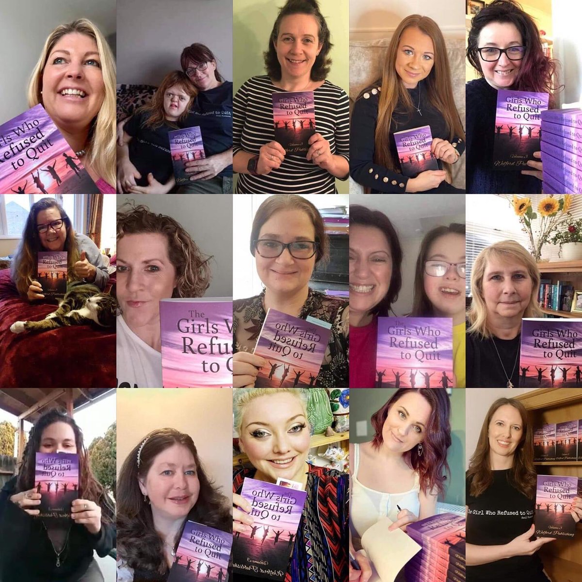 Meet the amazing ‘Girls Who Refused To Quit’ 

15 unique stories with 1 powerful message. We don’t quit 💜💜 

@cassandrafarren <a href="/Jodeewalmsley/">Jo-Dee Walmsley</a> <a href="/shonap1974/">Shona Hirons</a> @ShazCrowley 
You can order your copy here >> bit.ly/TGWRTQ3

Please RT 💜💜