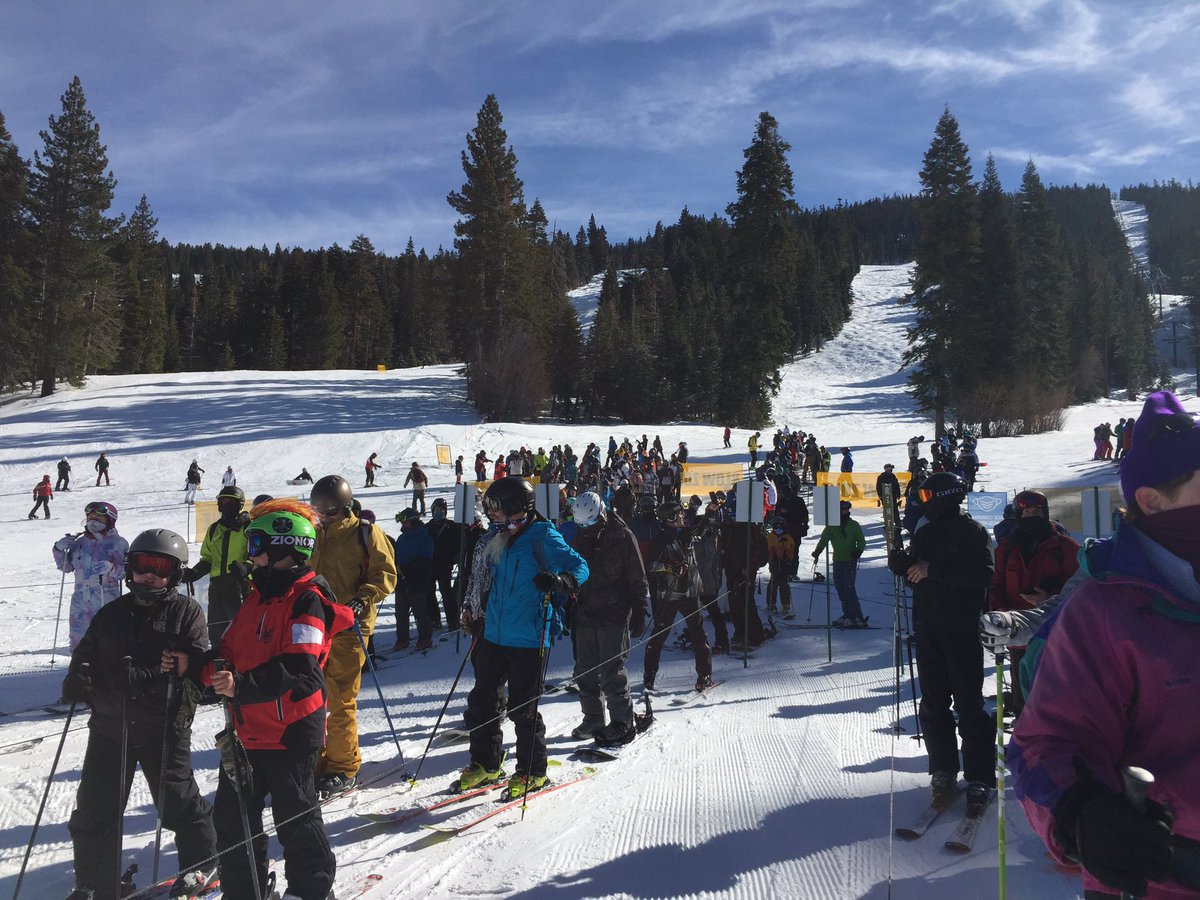 Backside express line with promised land closed at Northstar