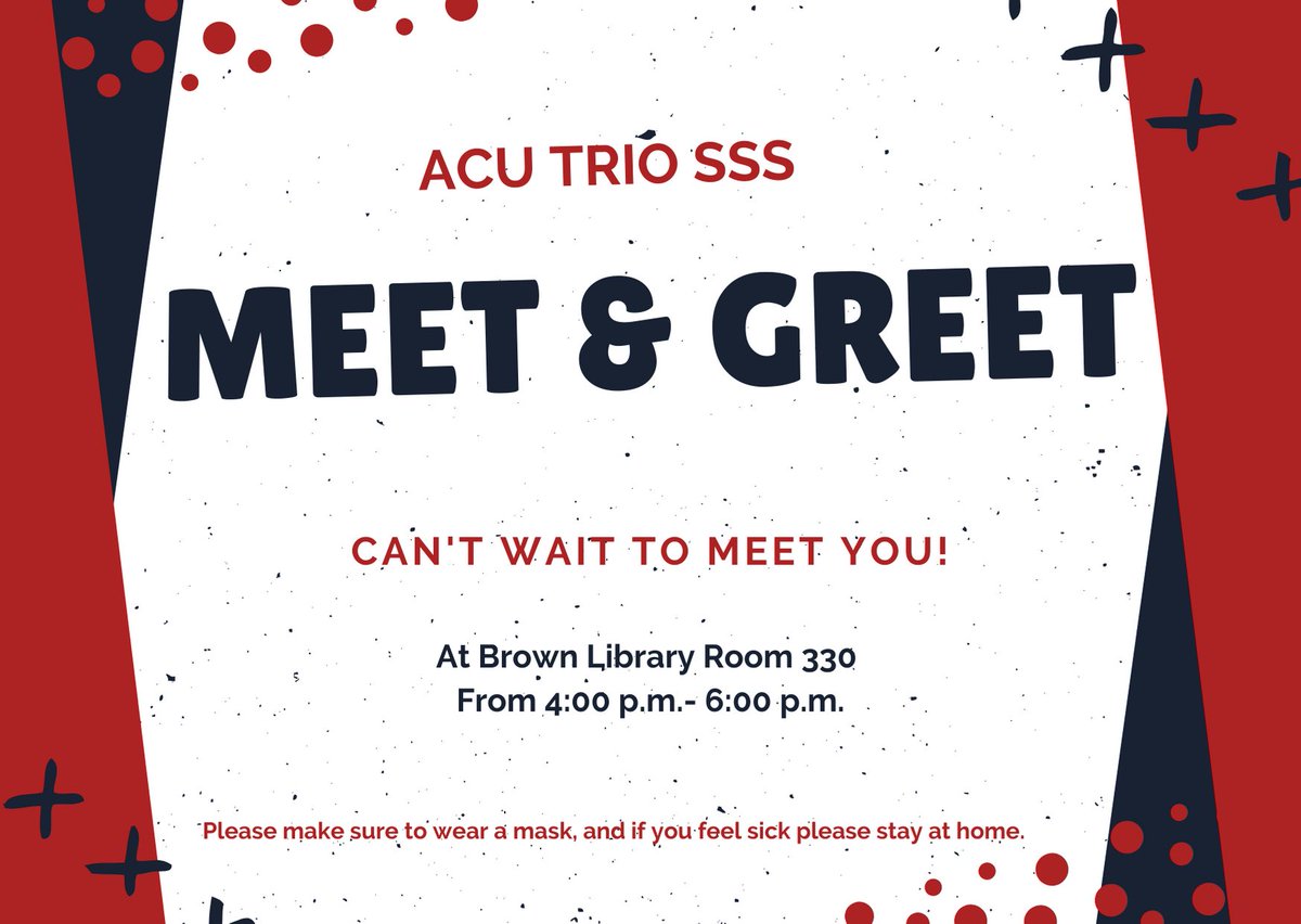 TRIOSSS8's tweet image. Our first event this semester. We are very excited to meet everyone!!!