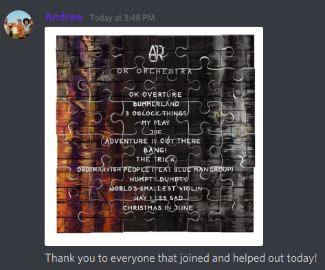 ajrdiscord's tweet photo. We got it!!!! https://t.co/7QEs7CyT0Y