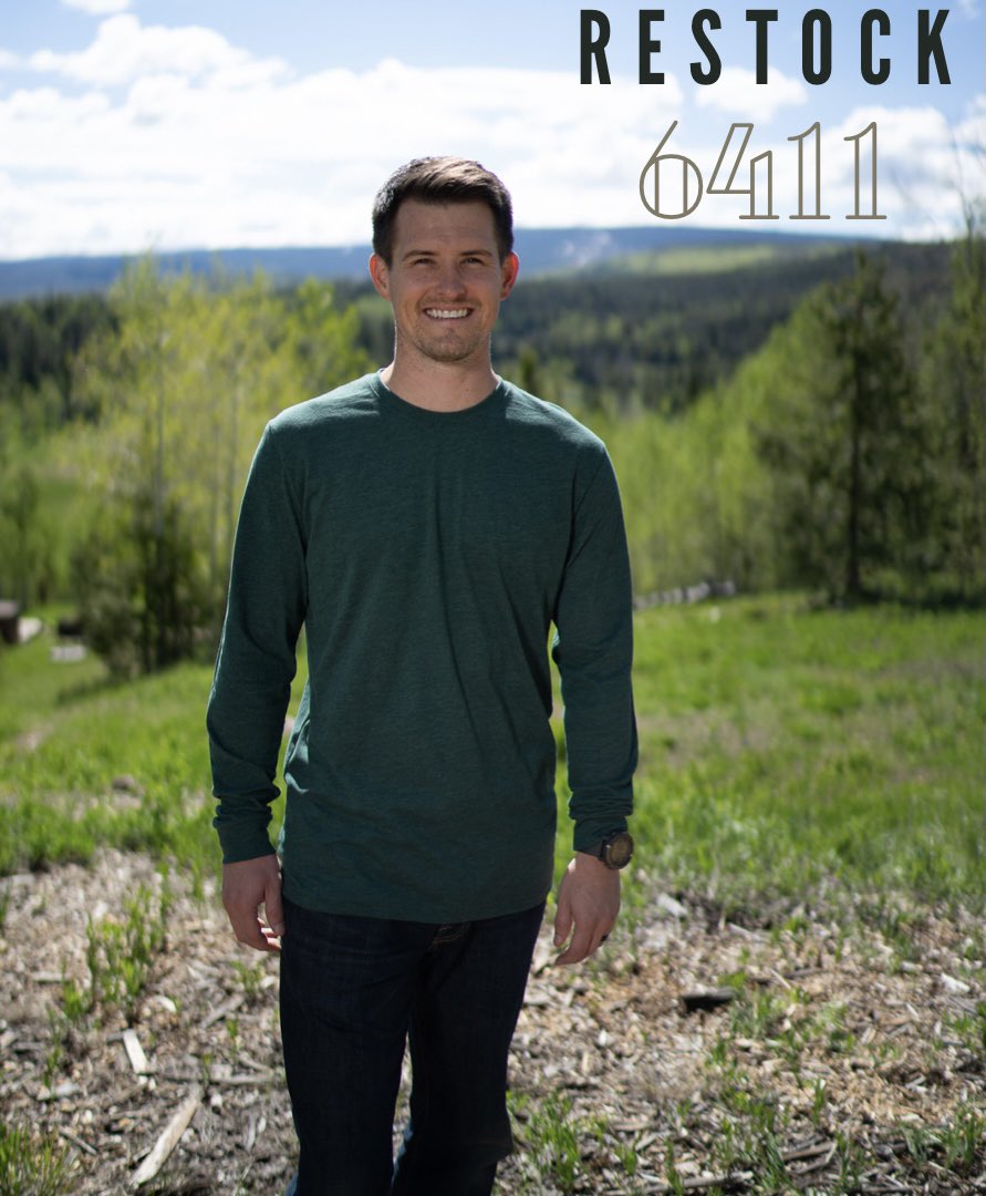 6411 Restock ⚡️

White, Heather Maroon, Royal, Midnight, Heather Metal, and Heather Cool Blue, all in stock!

Call now before stock runs low!!