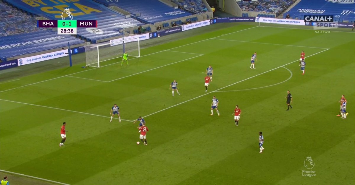 High Combinations:Yes, they actually have this combination higher up, too! This one occurred in the same game less than 30 minutes later. He plays the ball off to Rashy and then underlaps him to receive it back in a high-value zone. He's starting to do this much more now.