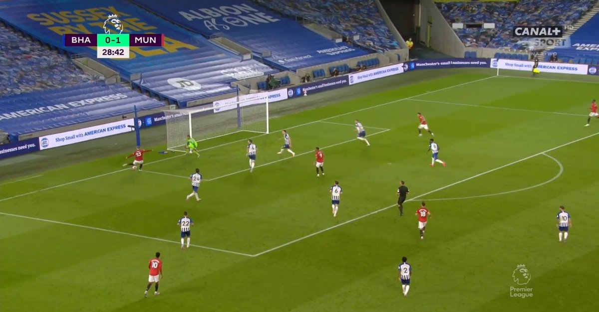 High Combinations:Yes, they actually have this combination higher up, too! This one occurred in the same game less than 30 minutes later. He plays the ball off to Rashy and then underlaps him to receive it back in a high-value zone. He's starting to do this much more now.