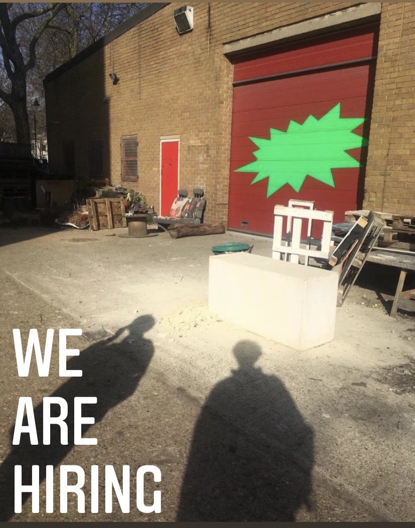 FULL TIME STUDIO MANAGER WANTED: 40 hours per week @ London Living Wage. Based at SET Woolwich. More info here:
artsjobs.org.uk/arts-job/post/…