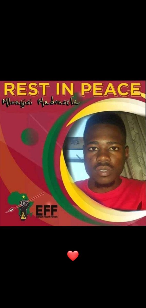 NdurmeshJali's tweet photo. We remember our fallen hero till now no justice has prevail , it's nearly 2yrs since we lost one of our own to the struggle of FreeEducation, a Student Activist by the name of Mlungisi Madonsela❤️
#Justice4MlungisiMadonsela ✊🏿@EFFSouthAfrica @EFFStudents @SABCNews @Newzroom405 https://t.co/FPgA7oXWGh