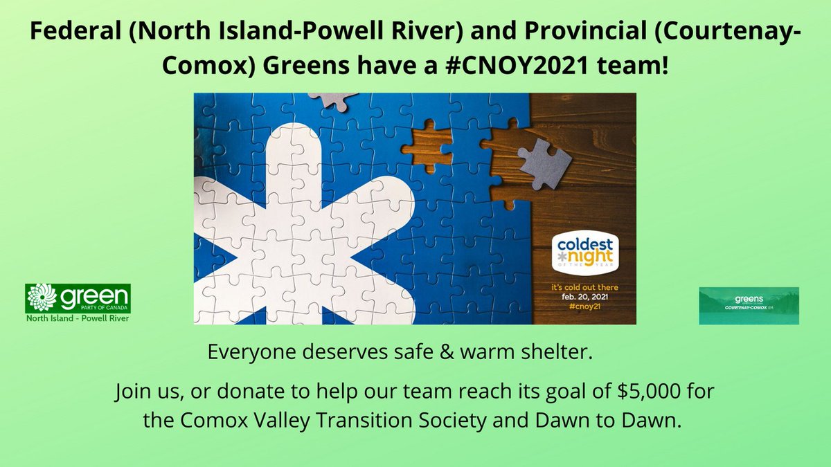 North Island - Powell River Greens (@niprgreens) on Twitter photo Donate at secure.e2rm.com/registrant/Tea…. #CNOY2021 #Courtenay #Comox #ComoxValley <a href="/CanadianGreens/">Green Party of Canada</a> <a href="/BCGreens/">BC Green Party</a> Donate at secure.e2rm.com/registrant/Tea…. #CNOY2021 #Courtenay #Comox #ComoxValley <a href="/CanadianGreens/">Green Party of Canada</a> <a href="/BCGreens/">BC Green Party</a>