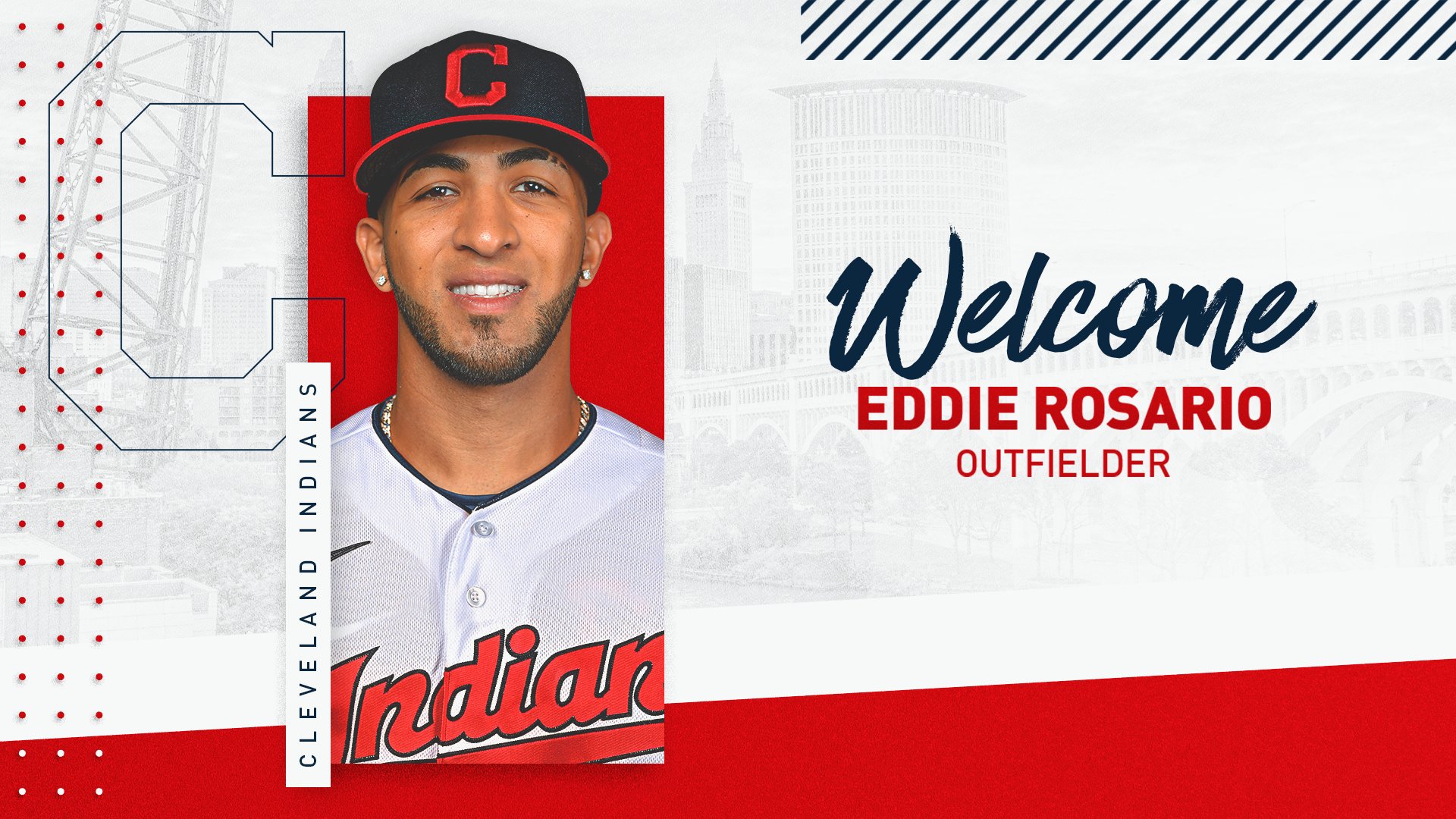 Report: Indians agree to 1-year contract with Eddie Rosario