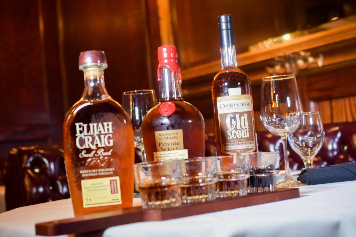 Check out the NEW Christner’s Custom Bourbon Flight of Old Scout Single Barrel, Maker’s Mark Private Select and Elijah Craig Small Batch. Every day is a special occasion at @Christners. 🥃