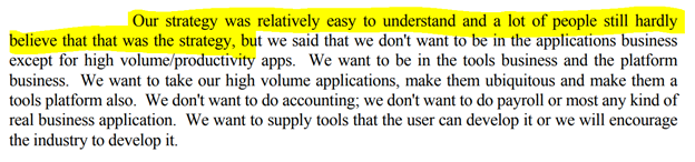 28/ Sometimes the strategy *is* that simple"Our strategy was relatively easy to understand and a lot of people still hardly believe that that was the strategy"
