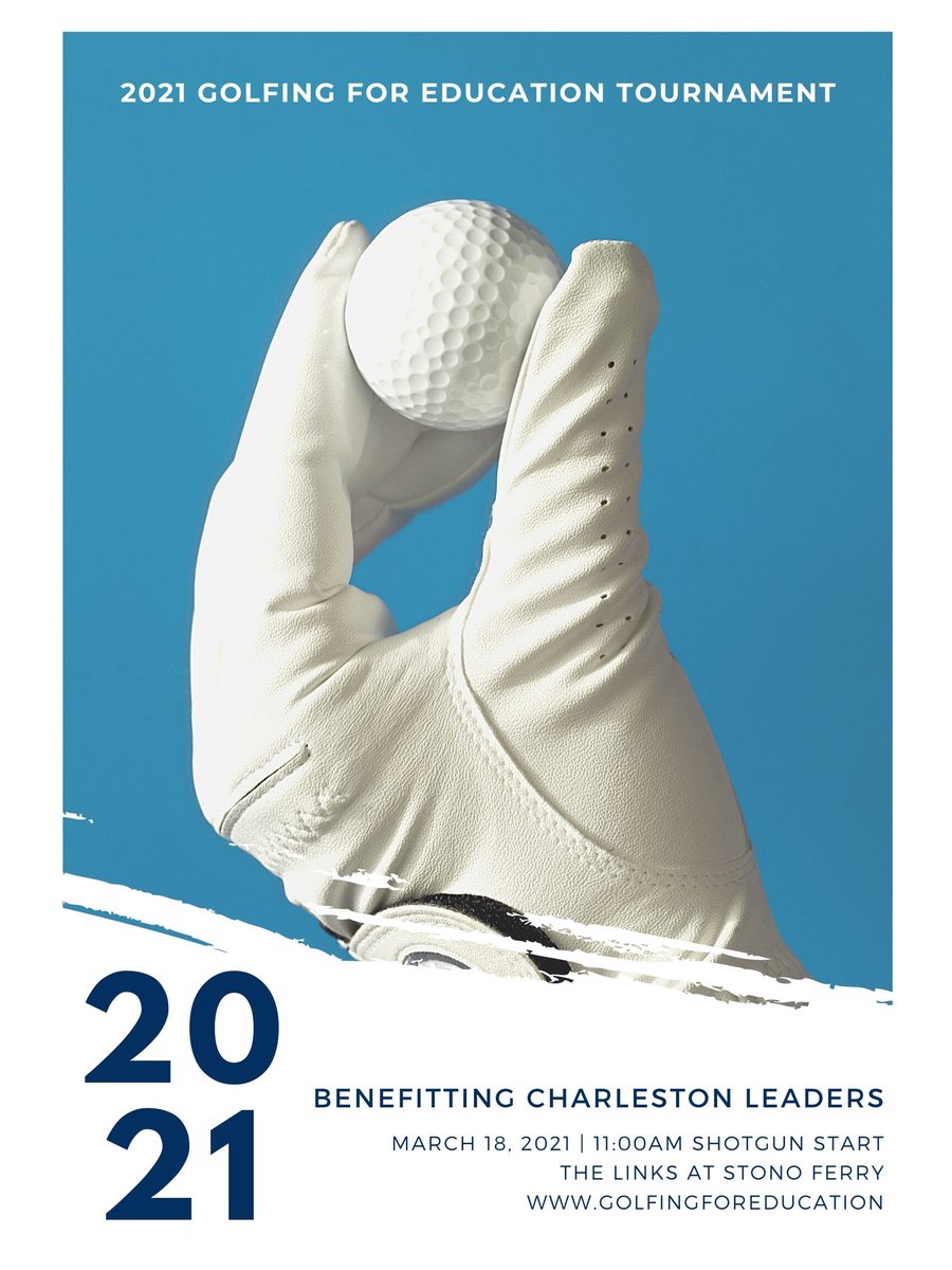 chsleader's tweet image. Are you ready to go Golfing for Education with 120+ leaders? Register your Foursome or sponsor the tournament to have your brand in front of 120+ decision makers. Visit golfingforeducation.com for more information and to register. #charlestonleaders #leaders #charleston