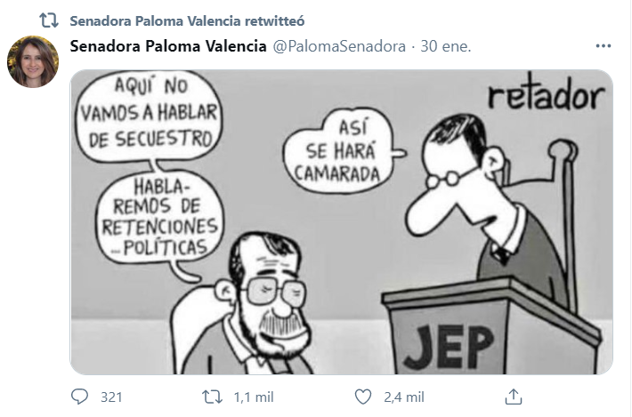 Matador000's tweet photo. Senadora @PalomaValenciaL por favor deje de "robarse" mis caricaturas.
¡Qué clase de ejemplo le está dando a sus hijos!

¿Acaso es una política del Centro Democrático? 

Rateros.

@PalomaSenadora https://t.co/tiVZdwlSMa