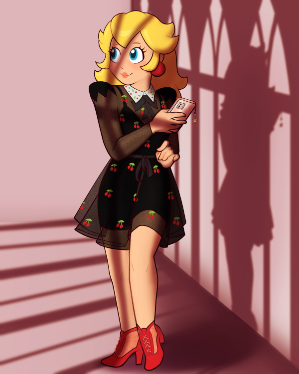 princess peach black dress Boodles on X: 