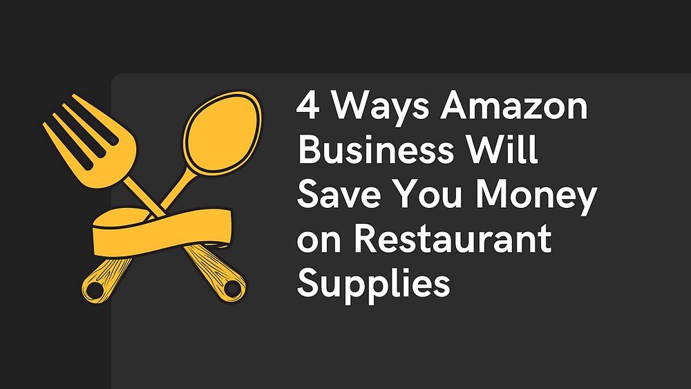4 Ways Amazon Business Will Save You Money on Restaurant Supplies buff.ly/39DKqWm 

#amazon #amazonbusiness #restaurants #restaurantsupplies #foodindustry #foodbusiness